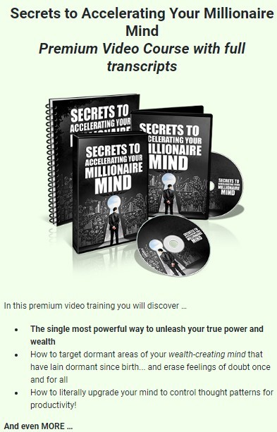 Secrets to a Millionaire Mind